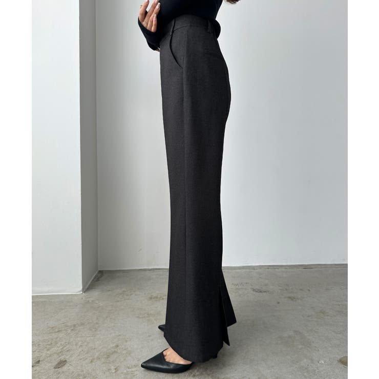 Louere バックスリットフレアパンツ（薄手） | Louere | 詳細画像17 