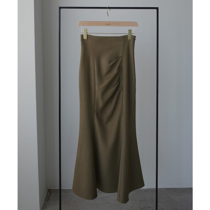 Louere ハイウエストドレープマーメイドスカート(通年素材) | Louere | 詳細画像16