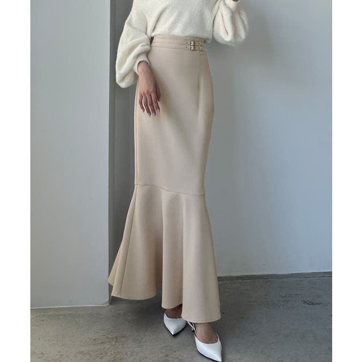 Louere ウエストベルトマーメイドスカート(通年素材) | Louere | 詳細画像10