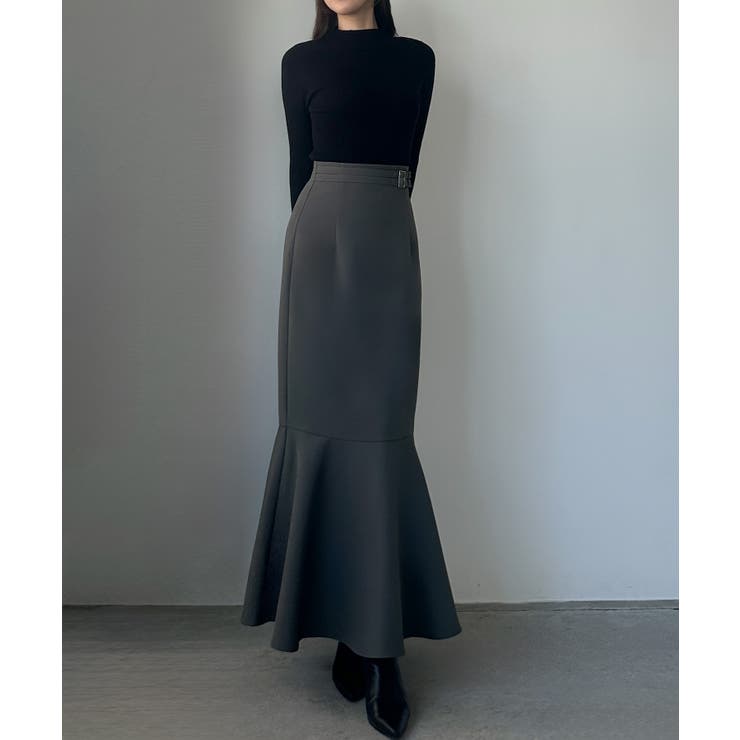 Louere ウエストベルトマーメイドスカート(通年素材) | Louere | 詳細画像13