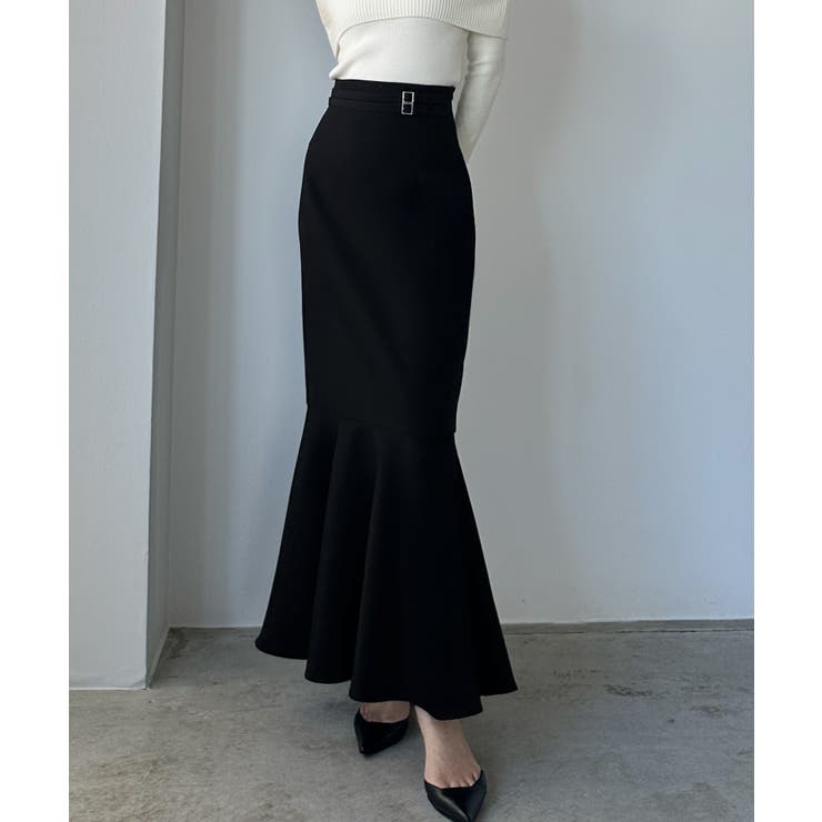 Louere ウエストベルトマーメイドスカート(通年素材) | Louere | 詳細画像4