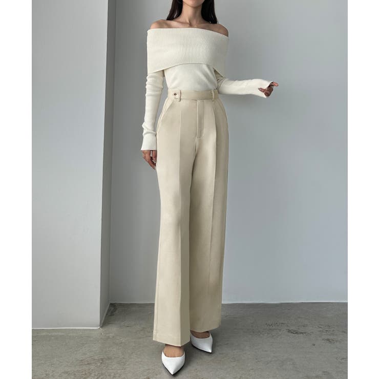 Louere ベルトデザインパンツ | Louere | 詳細画像1 