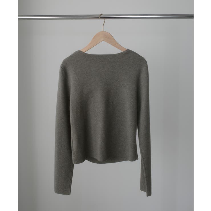 Louere ドレープアシメネックニットトップス | Louere | 詳細画像20 