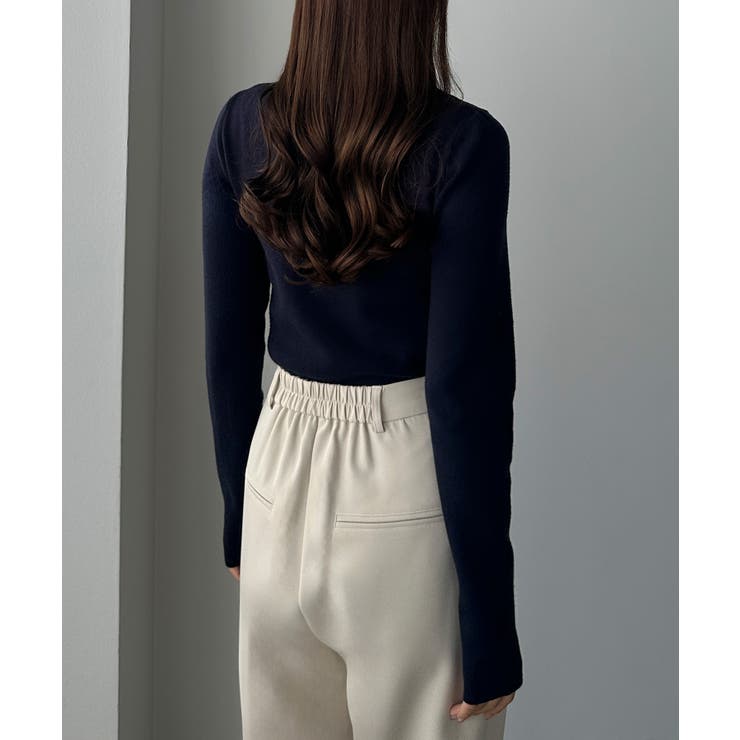 Louere ドレープアシメネックニットトップス | Louere | 詳細画像24 