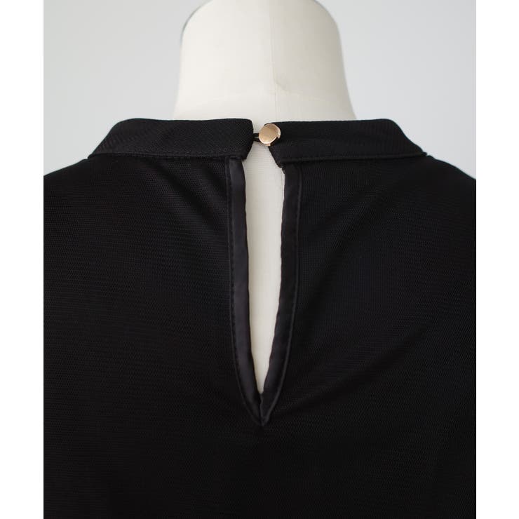 Louere チョーカーデザインチュールマーメイドワンピース | Louere | 詳細画像19 