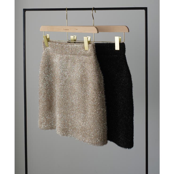 Louere キラキラシャギーニットミニスカート | Louere | 詳細画像12 
