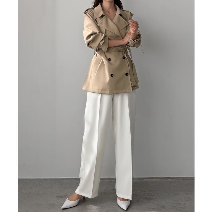 Louere ミドル丈トレンチコート | Louere | 詳細画像10 