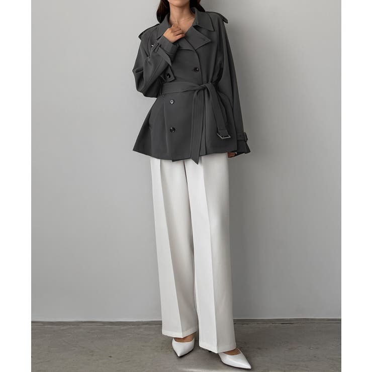 Louere ミドル丈トレンチコート | Louere | 詳細画像15 