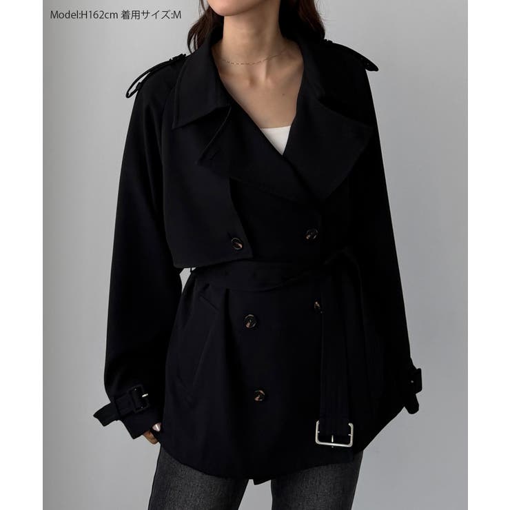 Louere ミドル丈トレンチコート | Louere | 詳細画像2 