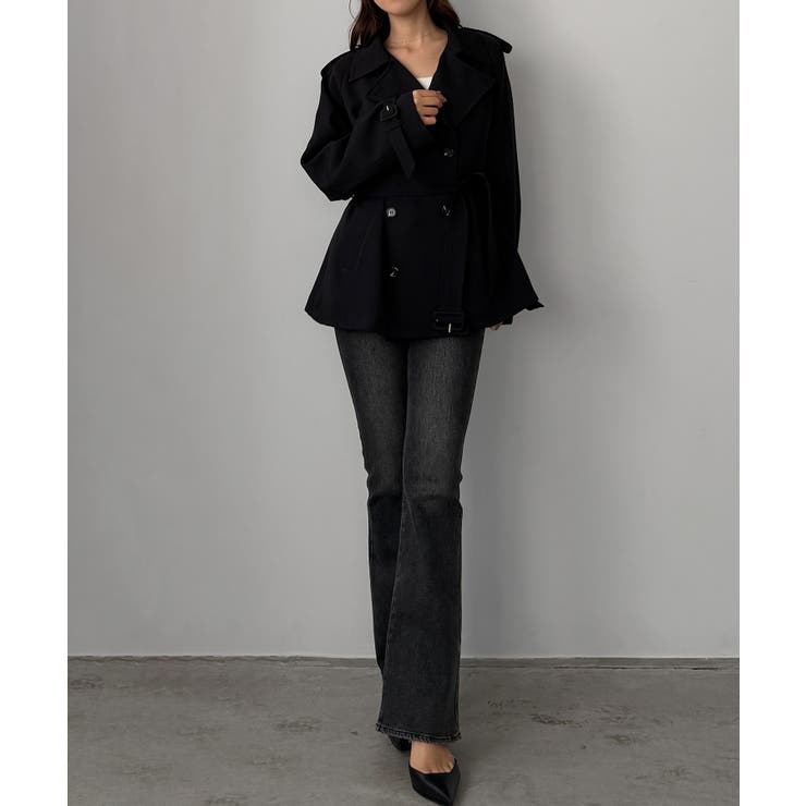 Louere ミドル丈トレンチコート | Louere | 詳細画像4 