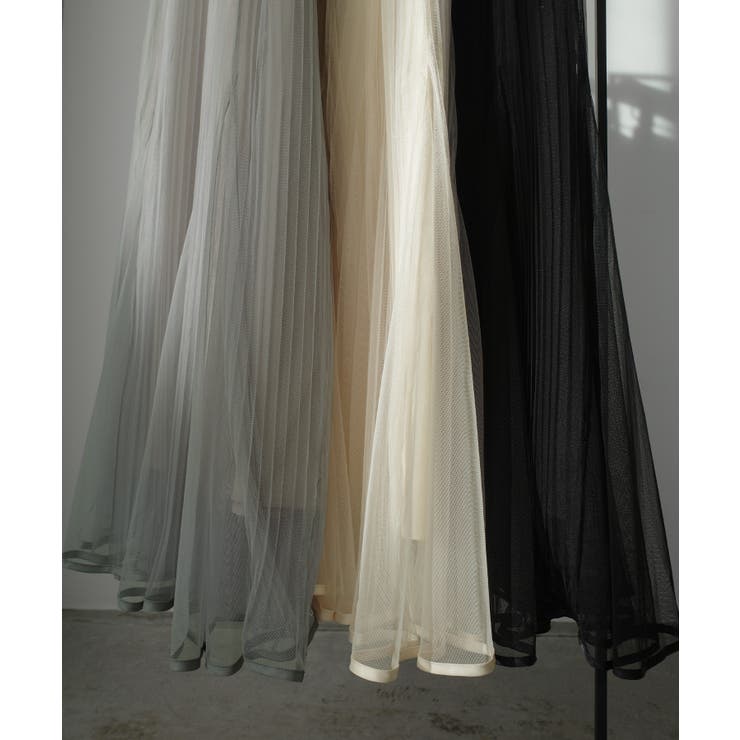 Louere チュールプリーツマーメイドスカート | Louere | 詳細画像15 