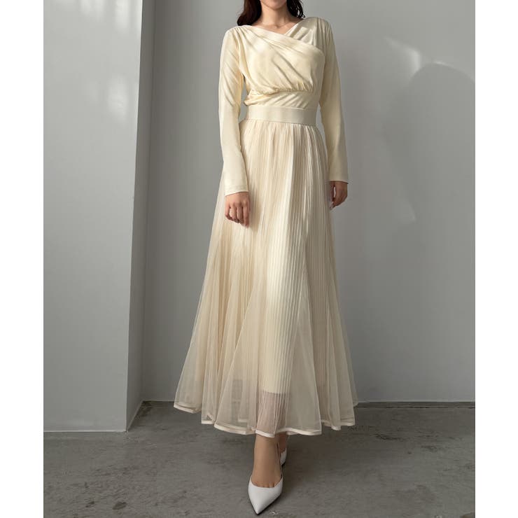 Louere チュールプリーツマーメイドスカート | Louere | 詳細画像5 