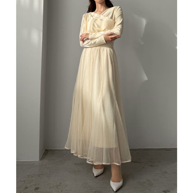 Louere チュールプリーツマーメイドスカート | Louere | 詳細画像6 