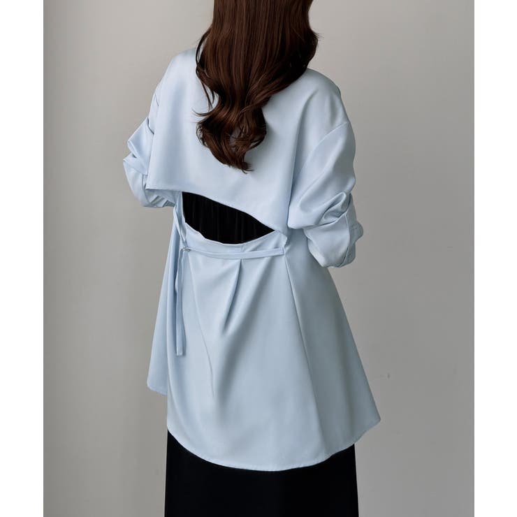 Louere バックオープンシャツ | Louere | 詳細画像13 