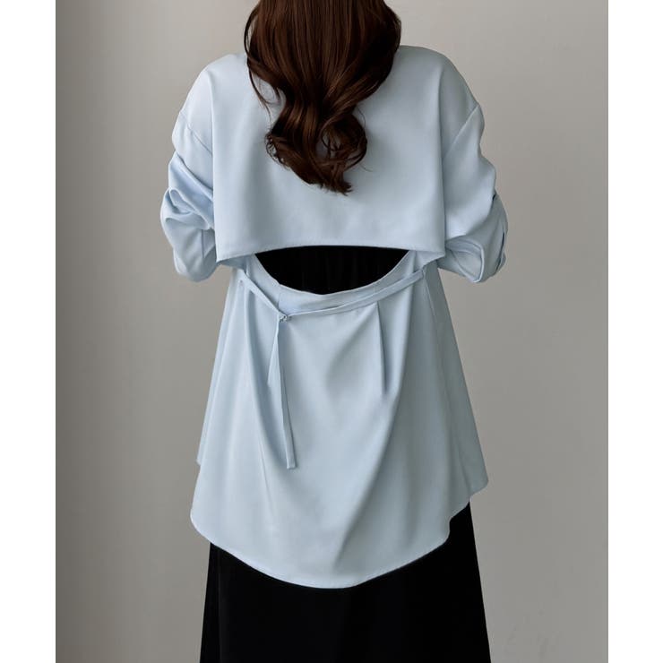 Louere バックオープンシャツ | Louere | 詳細画像14 