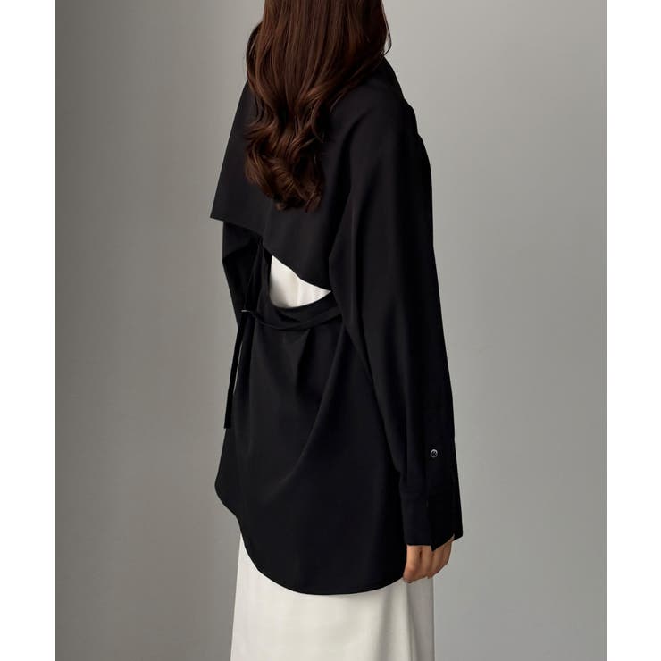 Louere バックオープンシャツ | Louere | 詳細画像9 