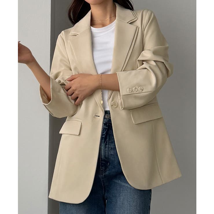 Louere レイヤードテーラードシングルジャケット | Louere | 詳細画像14 