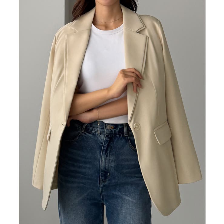 Louere レイヤードテーラードシングルジャケット | Louere | 詳細画像15 