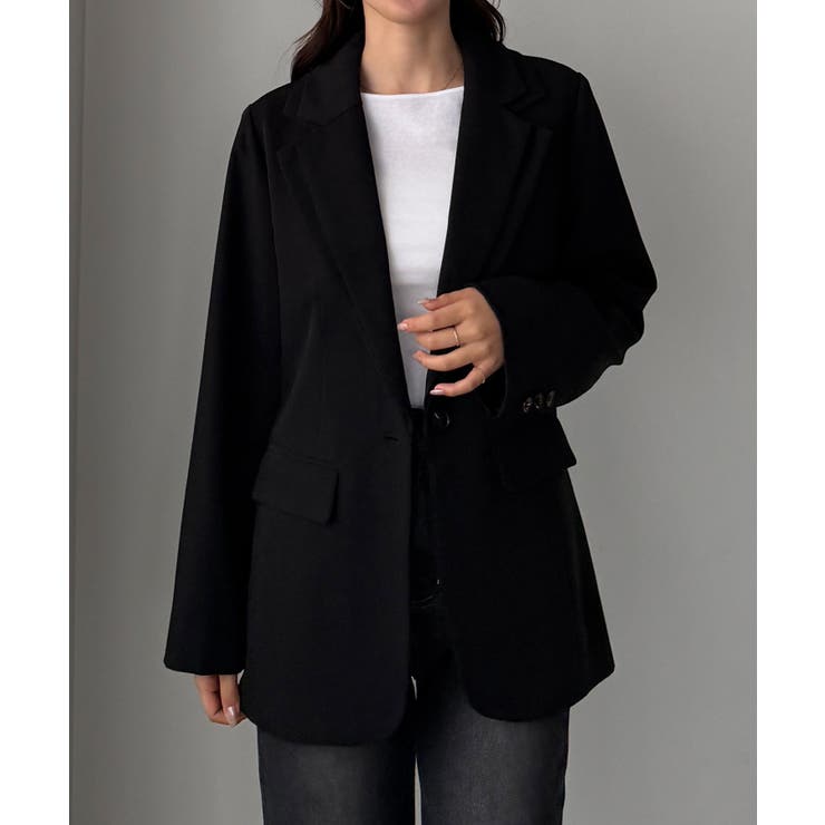 Louere レイヤードテーラードシングルジャケット | Louere | 詳細画像5 