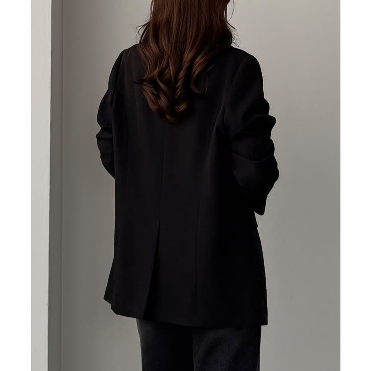 Louere レイヤードテーラードシングルジャケット | Louere | 詳細画像6 