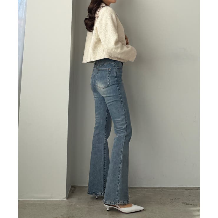 Louere ステンカラーツイードジャケット | Louere | 詳細画像12 