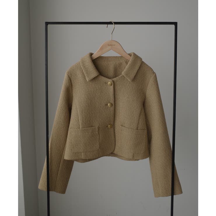 Louere ステンカラーツイードジャケット | Louere | 詳細画像20 