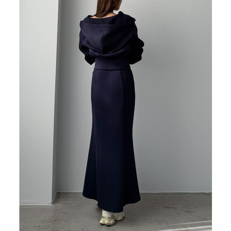 Louere ポンチショートパーカー+スリットマーメイドスカートSET | Louere | 詳細画像22 