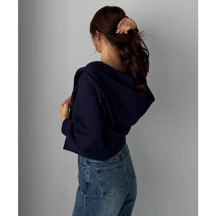 Louere ポンチショートパーカー+スリットマーメイドスカートSET | Louere | 詳細画像25 