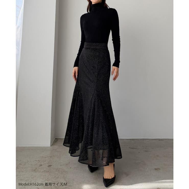 Louere キラキラチュールマーメイドスカート | Louere | 詳細画像2 