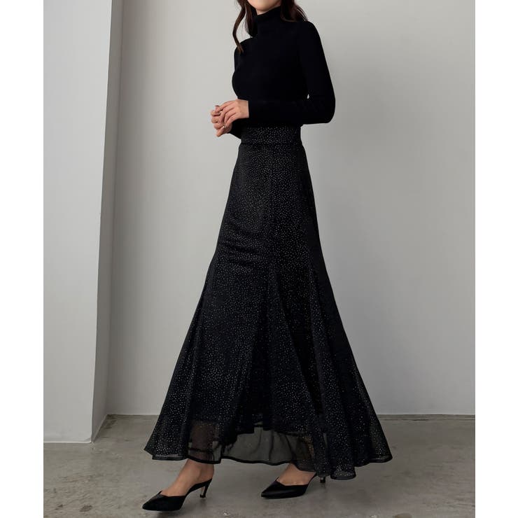 Louere キラキラチュールマーメイドスカート | Louere | 詳細画像4 