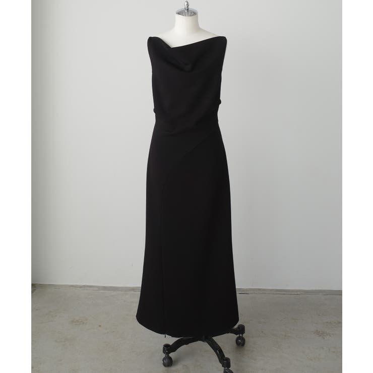 Louere ドレープ前ファスナースリットキャミワンピース【一部ぺチスカートセッ… | Louere | 詳細画像22 
