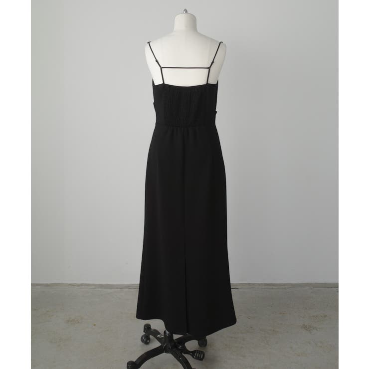 Louere ドレープ前ファスナースリットキャミワンピース【一部ぺチスカートセッ… | Louere | 詳細画像23 