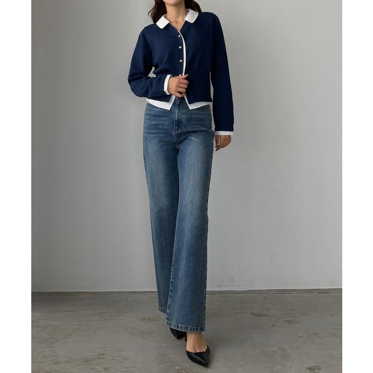 Louere くびれレイヤードカーディガン | Louere | 詳細画像18 