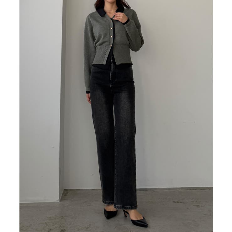 Louere くびれレイヤードカーディガン | Louere | 詳細画像5 