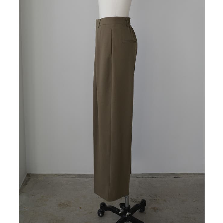 Louere 薄手とろみ生地センタータックワイドパンツ | Louere | 詳細画像15 