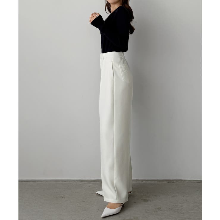 Louere レースポケットスラックス | Louere | 詳細画像11 