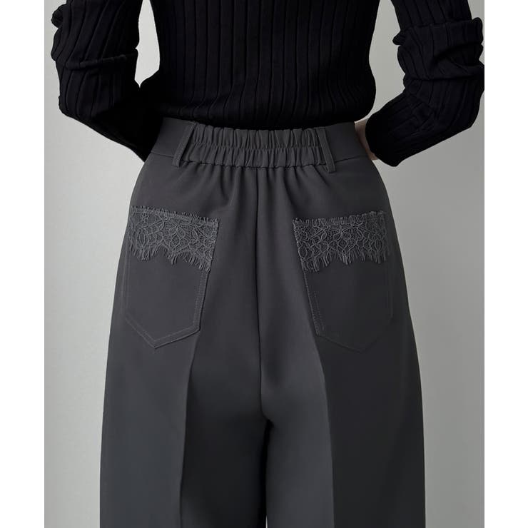 Louere レースポケットスラックス | Louere | 詳細画像14 