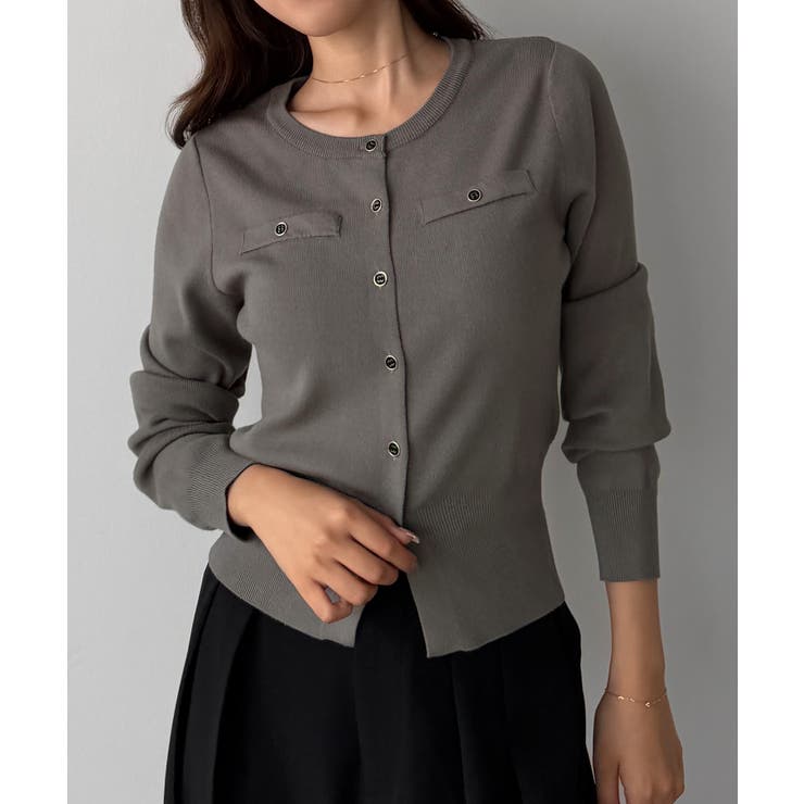 Louere 【最大９９.９％カット】UVカットウエストシェイプカーディガン | Louere | 詳細画像14 