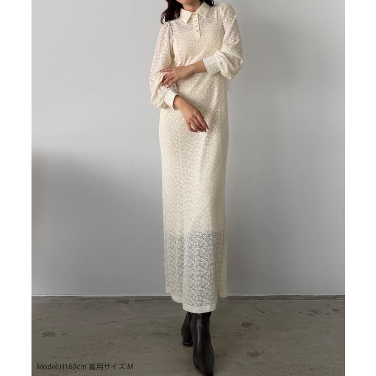 Louere ポロレースドレス（ペチワンピースセット） | Louere | 詳細画像2 