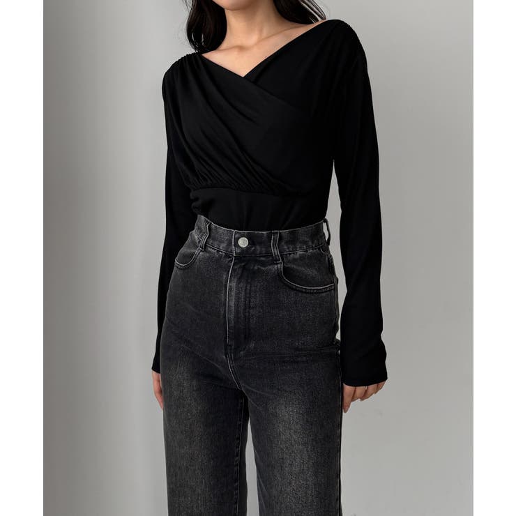 Louere ストレッチハイウエストストレートデニムパンツ | Louere | 詳細画像23 