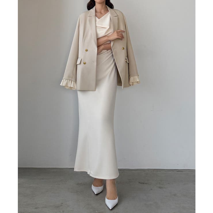 Louere フリルレイヤードデザインジャケット | Louere | 詳細画像11 