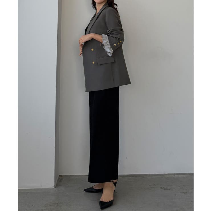 Louere フリルレイヤードデザインジャケット | Louere | 詳細画像16 