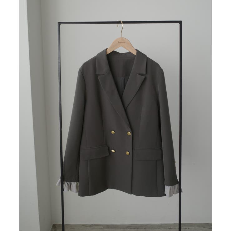 Louere フリルレイヤードデザインジャケット | Louere | 詳細画像17 