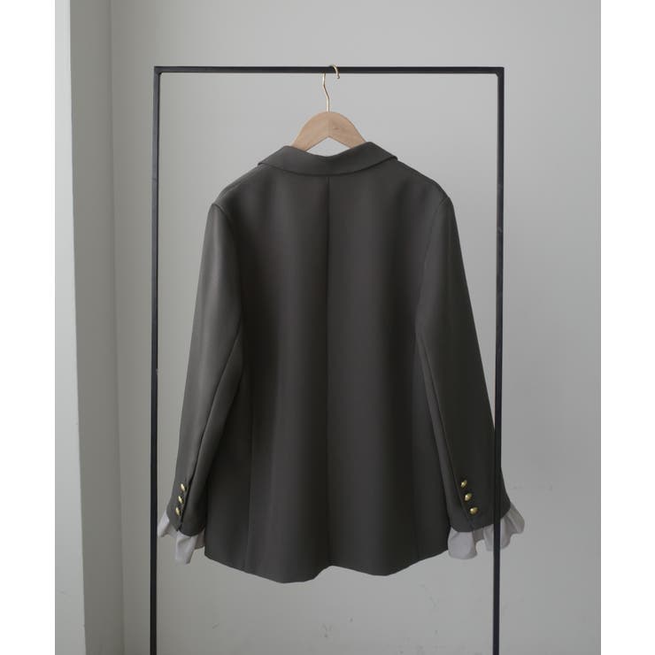 Louere フリルレイヤードデザインジャケット | Louere | 詳細画像18 