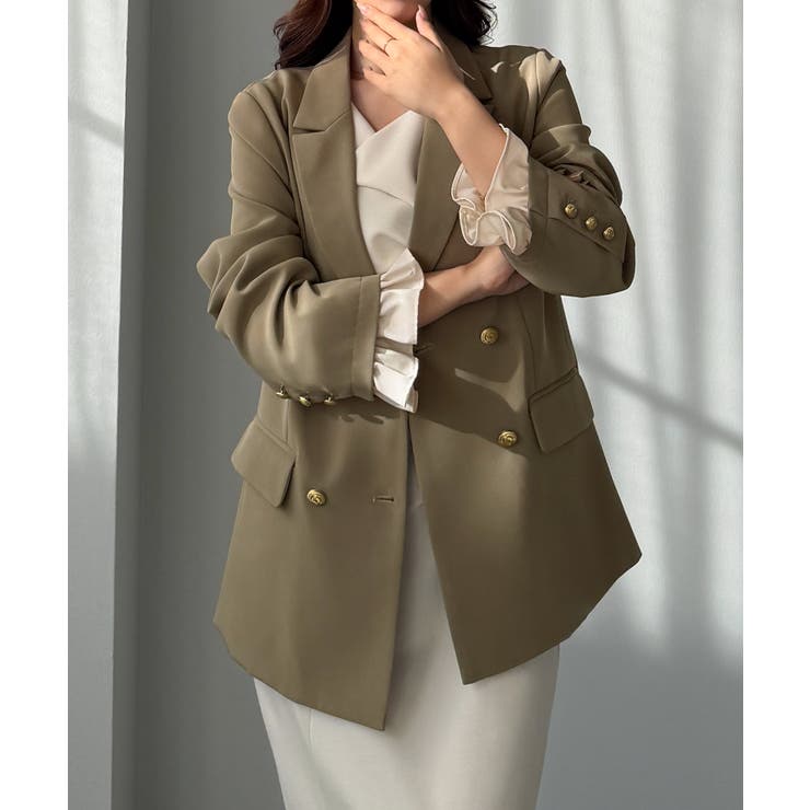 Louere フリルレイヤードデザインジャケット | Louere | 詳細画像22 