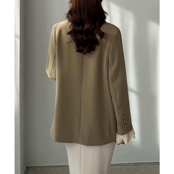 Louere フリルレイヤードデザインジャケット | Louere | 詳細画像25 