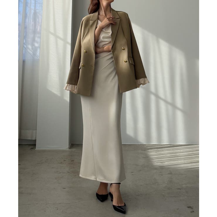 Louere フリルレイヤードデザインジャケット | Louere | 詳細画像26 