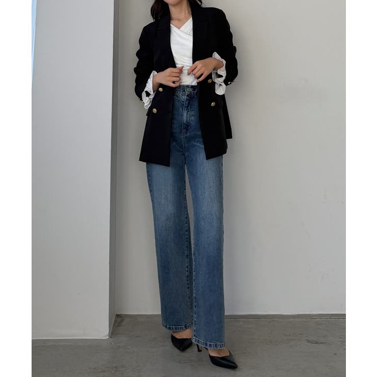 Louere フリルレイヤードデザインジャケット | Louere | 詳細画像5 