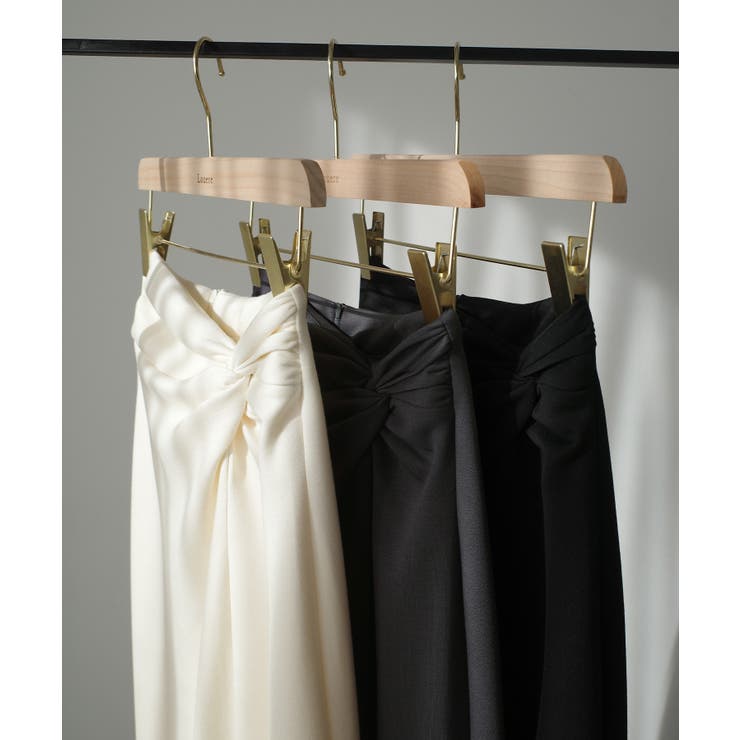 Louere ファスナースリットツイストデザインIラインスカート | Louere | 詳細画像18 