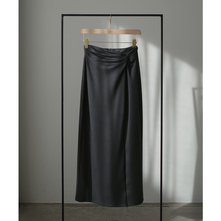 Louere ファスナースリットツイストデザインIラインスカート | Louere | 詳細画像19 